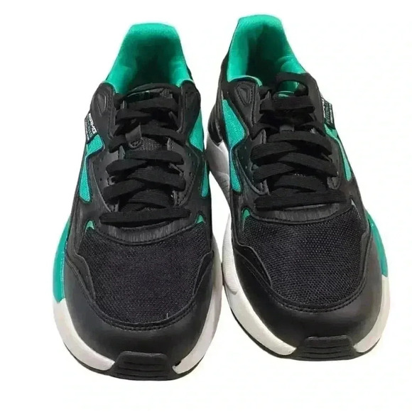 Puma Sneakers Shoes Men 10 Black Green X Ray Speed Mercedes AMG Petronas F1 - Picture 2 of 8